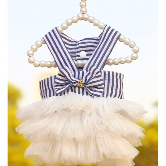 Dog Pet Cat XXL‎ Blue Dress NWOT - Picture 1 of 3